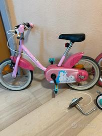 Bici da bambina 3-5 anni e 5-7anni