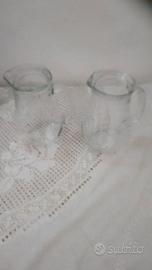 2 brocche per acqua e vino e caraffa filtro acqua