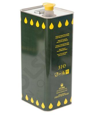 Latta di olio di oliva in metallo