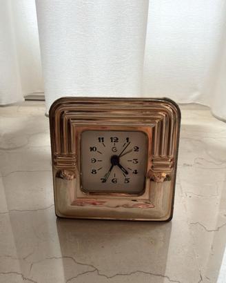 Orologio da tavolo in argento