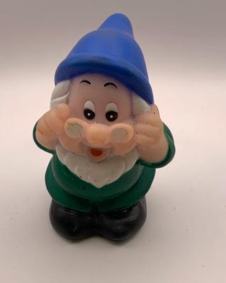 Dotto n.1 7 nani disney vintage pupazzo gomma
