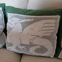 cuscino fatto a mano da divano
