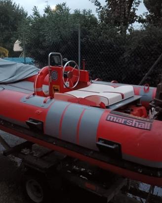 Gommone Marshall M80 + Suzuki 25 + Carrello Ellebi