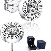 Orecchini MomentWish con moissanite, argento