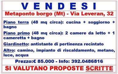 Villetta a schiera - Metaponto