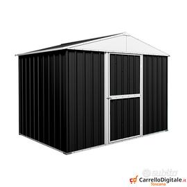 Box baracca lamiera Acciaio 275x175cm nero