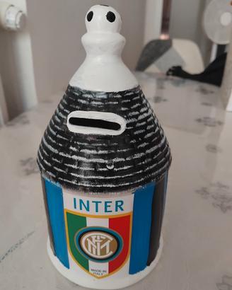 Salvadanaio trullo inter  come nuovo