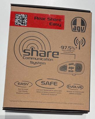 AGV INTERFONO REAR SHARE EASY