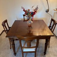 TAVOLO LE FABLIER IN NOCE