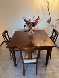 TAVOLO LE FABLIER IN NOCE