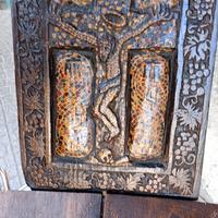 Icona Bizantina Cristo Sofferente Crocifissione 