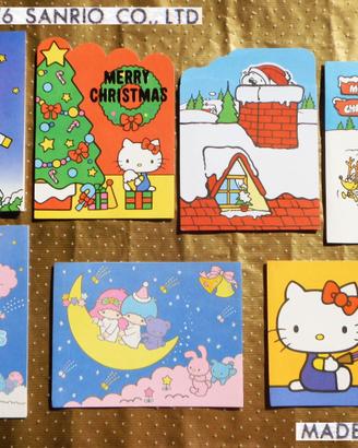 Vintage 1976 SANRIO Biglietti NATALE 3D POP UP new