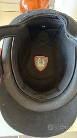 Casco/cap equitazione tg 54 sacca originale