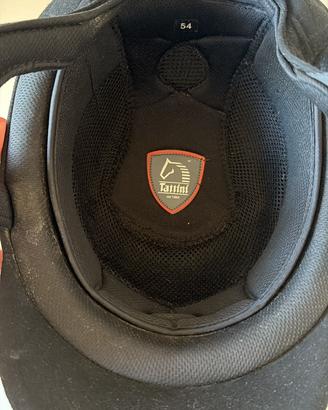 Casco/cap equitazione tg 54 sacca originale