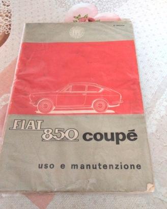 libretto fiat 850 coupé 
