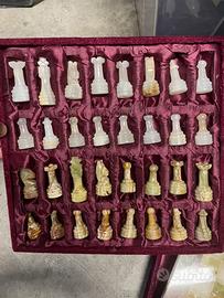 Scacchiera in marmo Afghano