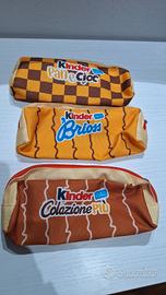  3 bustine /astucci kinder 