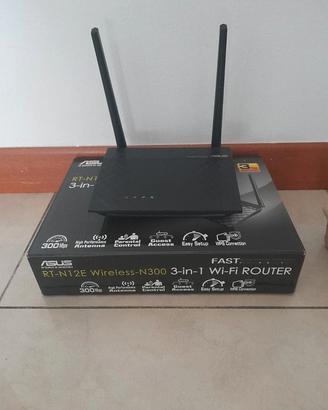 Modem Adsl Wireless N-300 WI FI Router 3 in 1 Asus