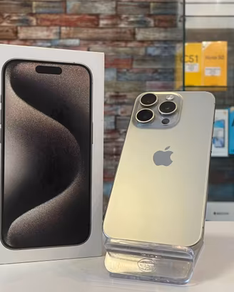 IPHONE 15 PRO 128GB NATURAL - GARANZIA 12 MESI