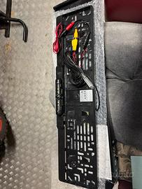 Porta targa con telecamera