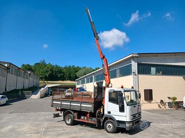 Iveco eurocargo 75e14 gru e ribaltabile PATENTE B