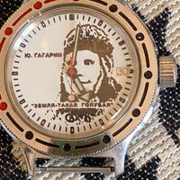 Orologio russo con la figura  Yuri Gagarin