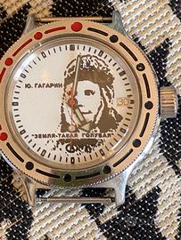 Orologio russo con la figura  Yuri Gagarin