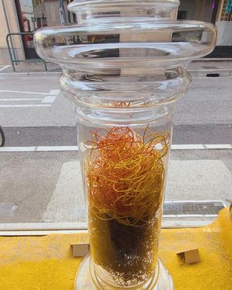 Vaso vetro a colonna