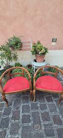 coppia poltroncine vintage anni '50