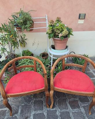 coppia poltroncine vintage anni '50