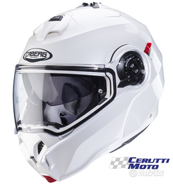 Casco modulare Caberg Duke Evo White Matt ECE 2206