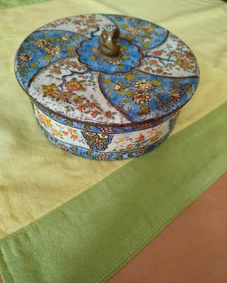 cofanetto latta vintage 