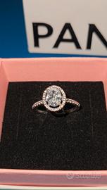 Anello Punto Luce Ovale Pandora, Argento 925, ALE