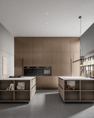 Cucina anche con Ante Impiallacciate ♥ Da Fabbrica