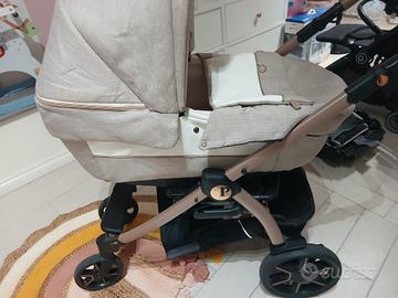Trio peg perego Mon Amour completo, beige e rosa