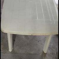 Tavolo.plastica bianco