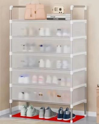 Organizzatore scarpe 6 ripiani