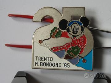 Topolino Monte Bondone Trento sci 1985 Disney