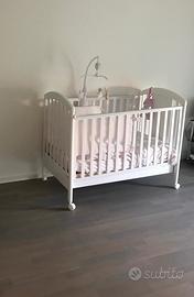 Lettino e fasciatoio azzurra funky