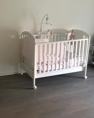 Lettino e fasciatoio azzurra funky