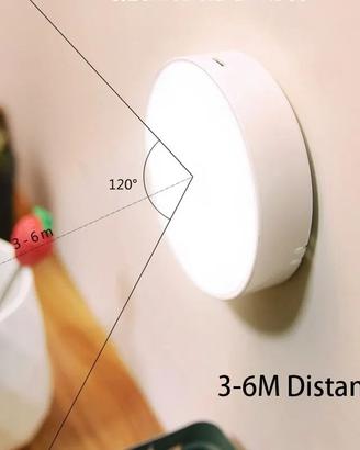 luce led con sensore movimento ricaricabile