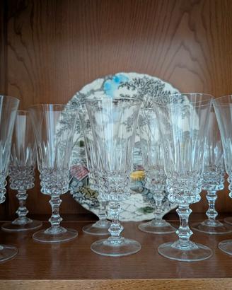 set10 bicchieri cristallo originali anni 70vintage