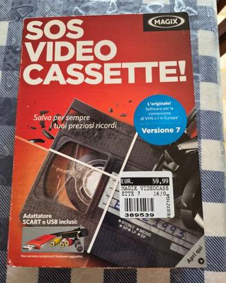 SOS VHS CASSETTE ( SALVA VHS SU PC )