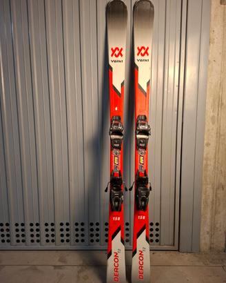 sci Volkl Deacon 7.2 158 cm con attacchi