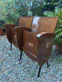 Sedie da cinema d’epoca
