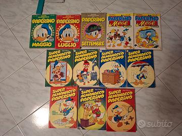 Lotto fumetti Super almanacco Paperino 12 pezzi