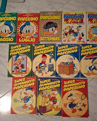 Lotto fumetti Super almanacco Paperino 12 pezzi