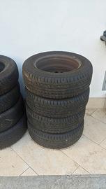 Ruote complete 185/60 r14 con cerchi in lamiera