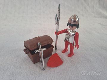playmobil 3334 knigths soldato con tesoro vin
