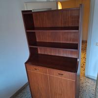 Mobile Libreria con letto scomparsa vintage 